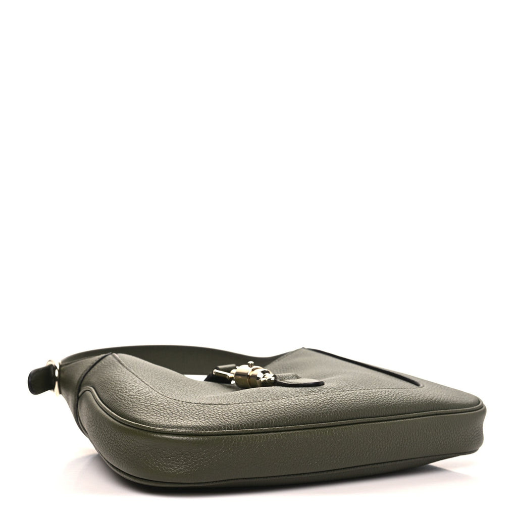 Gucci Grand Prix Calfskin Medium Jackie 1961 Hobo Dark Green