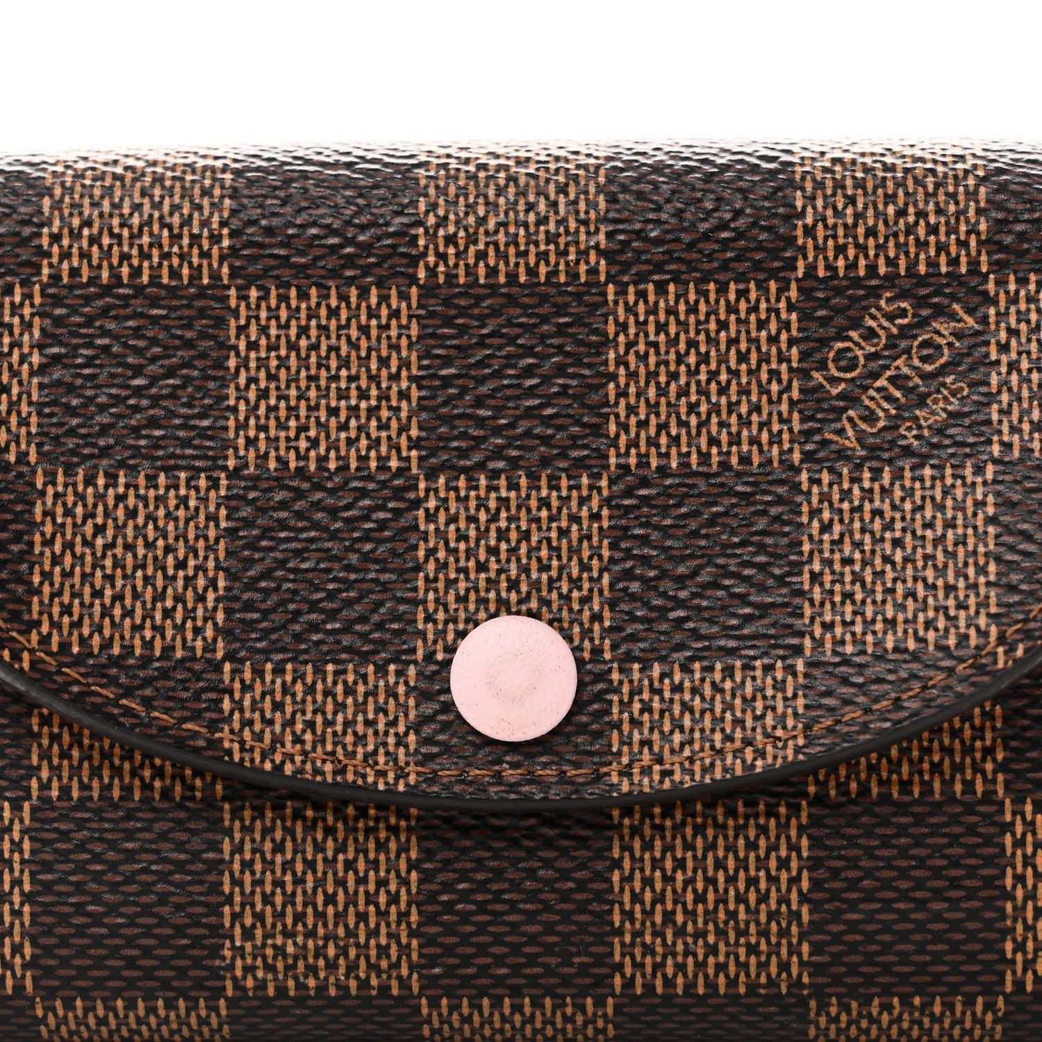Louis Vuitton Damier Ebene Rosalie Coin Purse Rose Ballerine