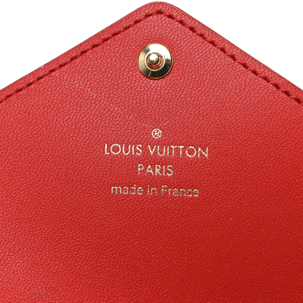 Louis Vuitton Monogram Medium Kirigami Pochette Insert Coquelicot