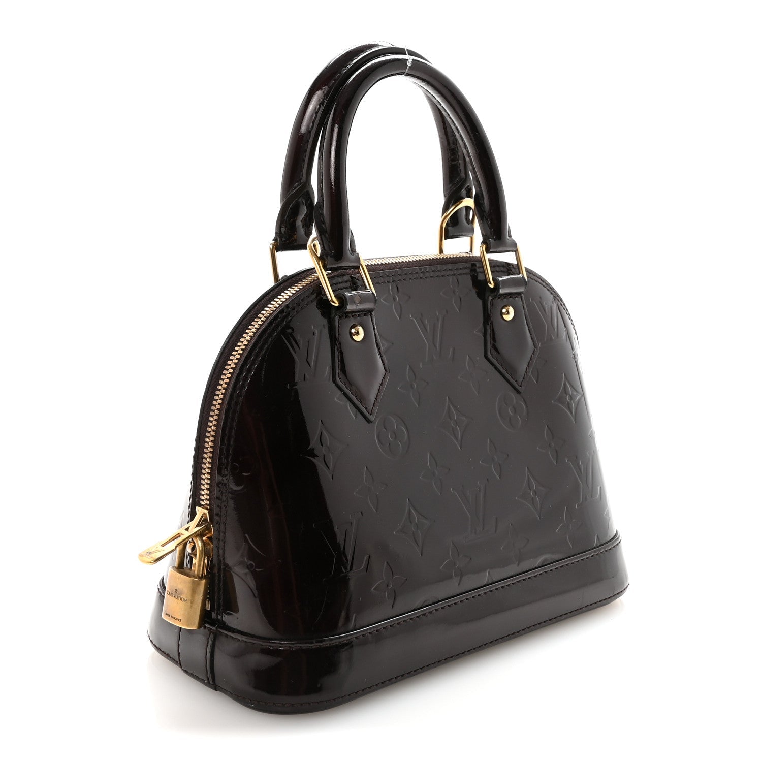 Louis Vuitton Vernis Alma BB Amarante