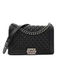 Chanel Caviar Quilted New Medium Boy Flap Black