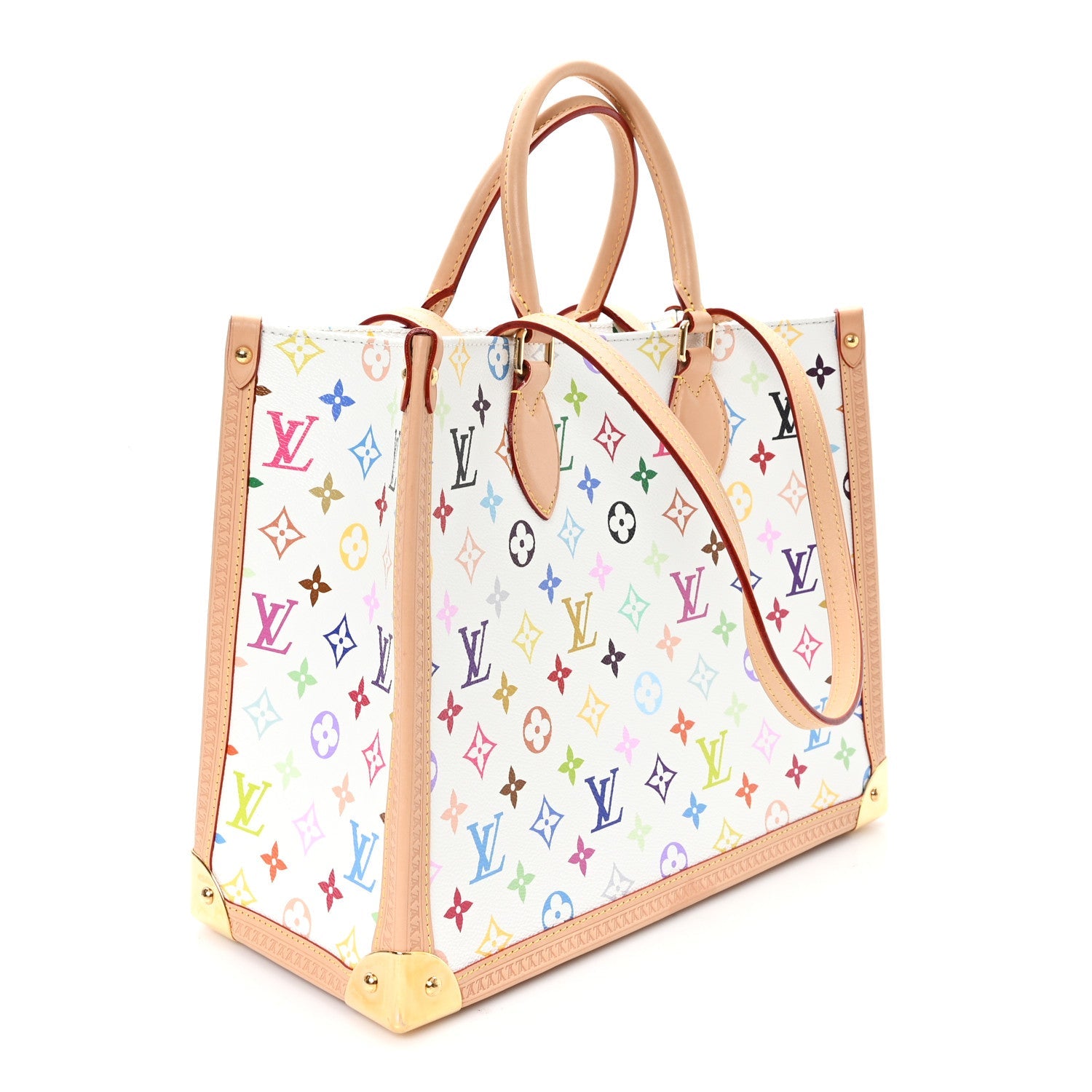 Louis Vuitton LV X TM Monogram Multicolor Onthego MM White
