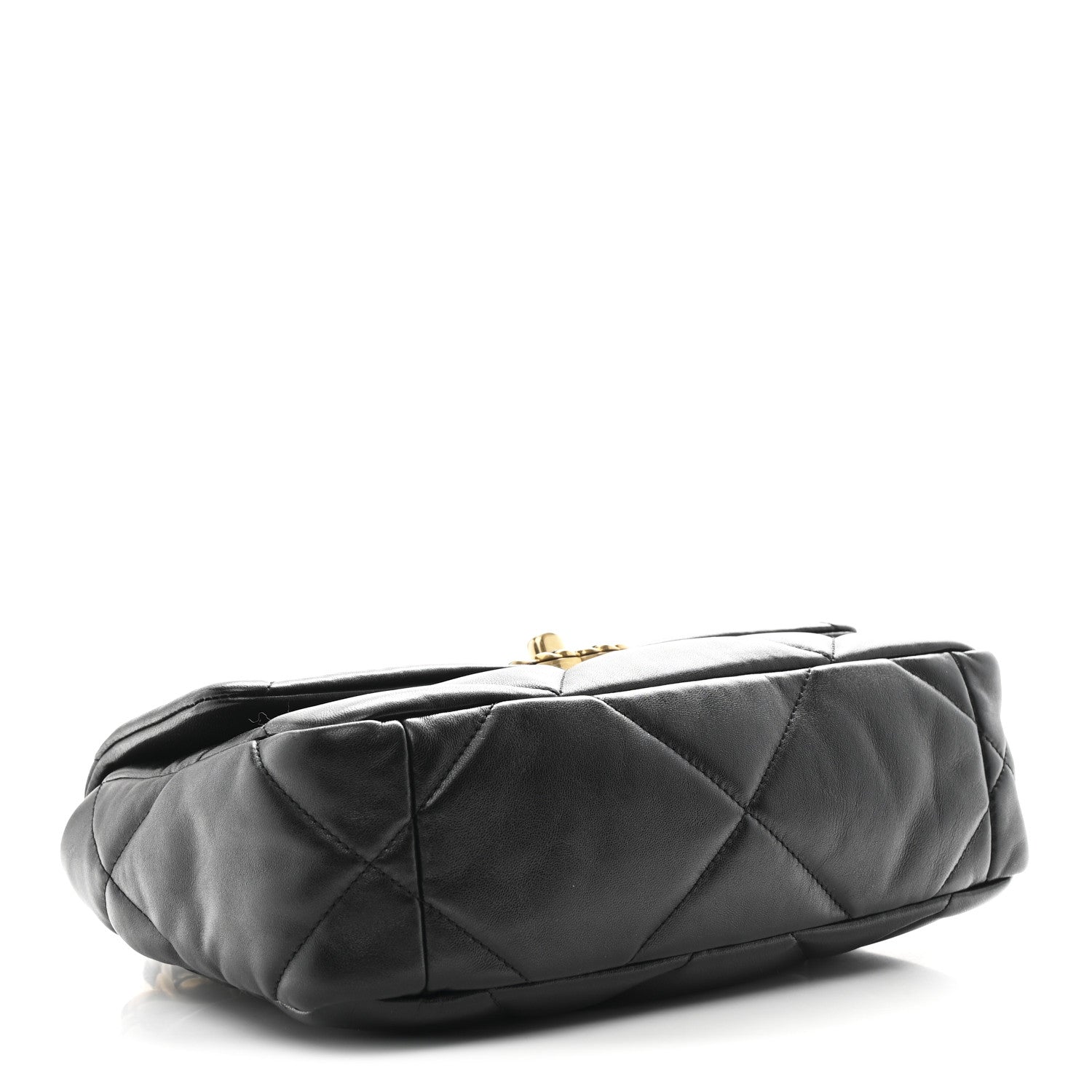 Chanel Lambskin Quilted Medium Chanel 19 Flap Black