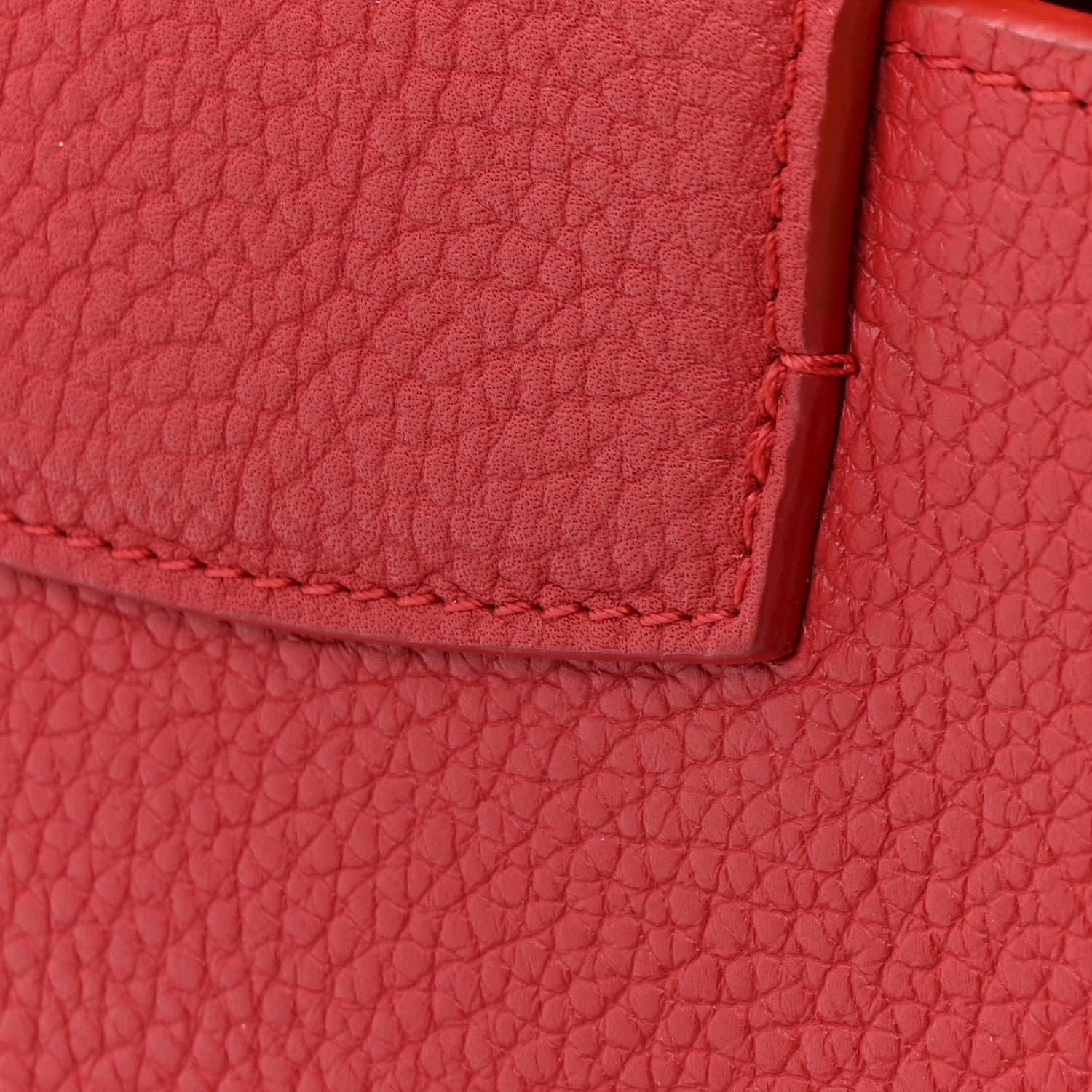 Louis Vuitton Taurillon Capucines BB Scarlet Red