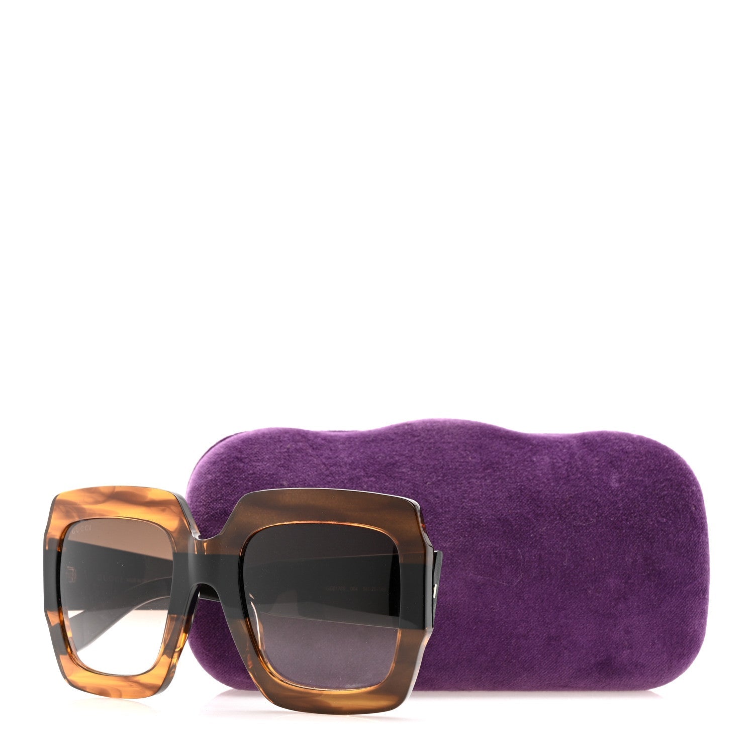 Gucci Square Frame GG0178S Sunglasses Havana