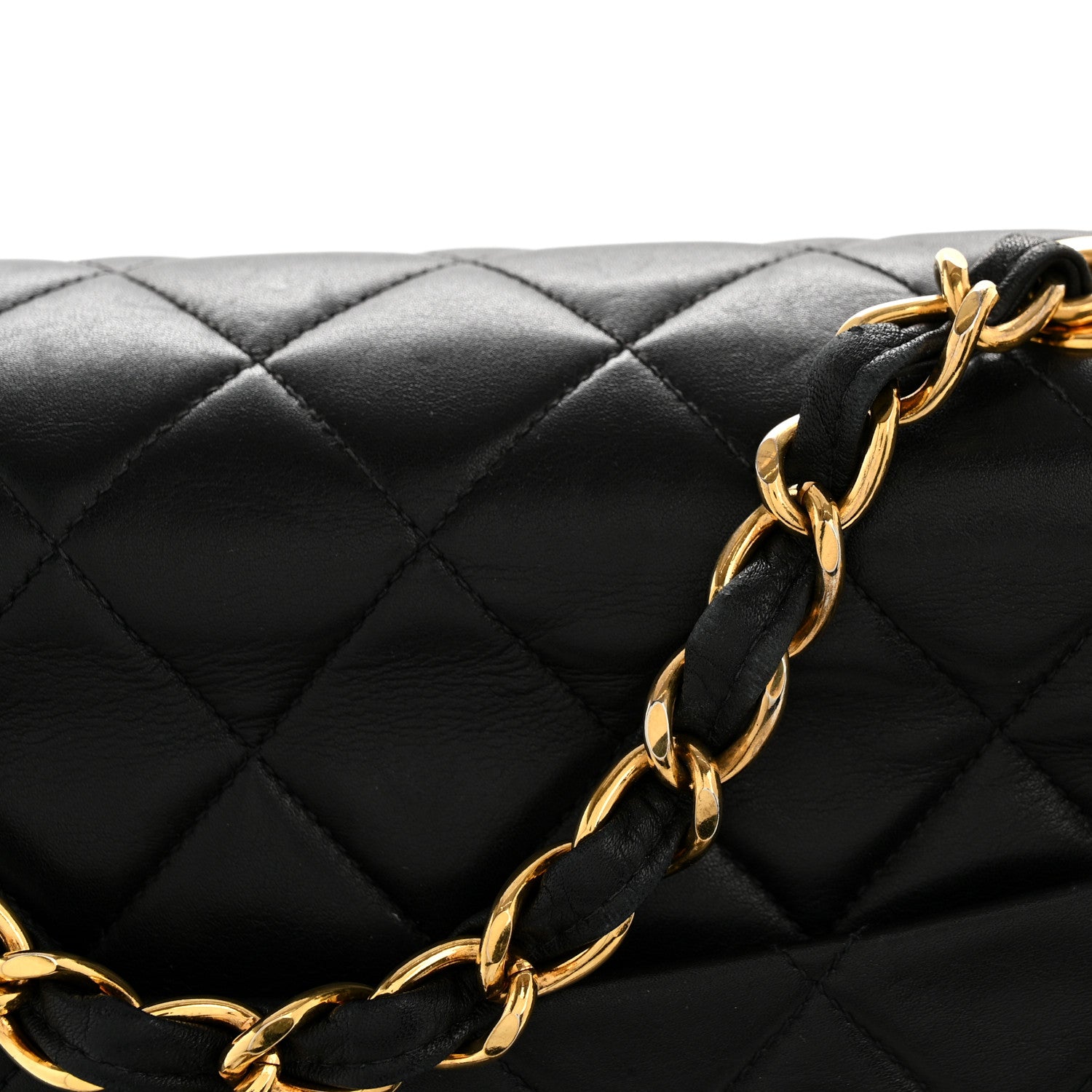 Chanel Lambskin Quilted XL Jumbo Single Flap Black
