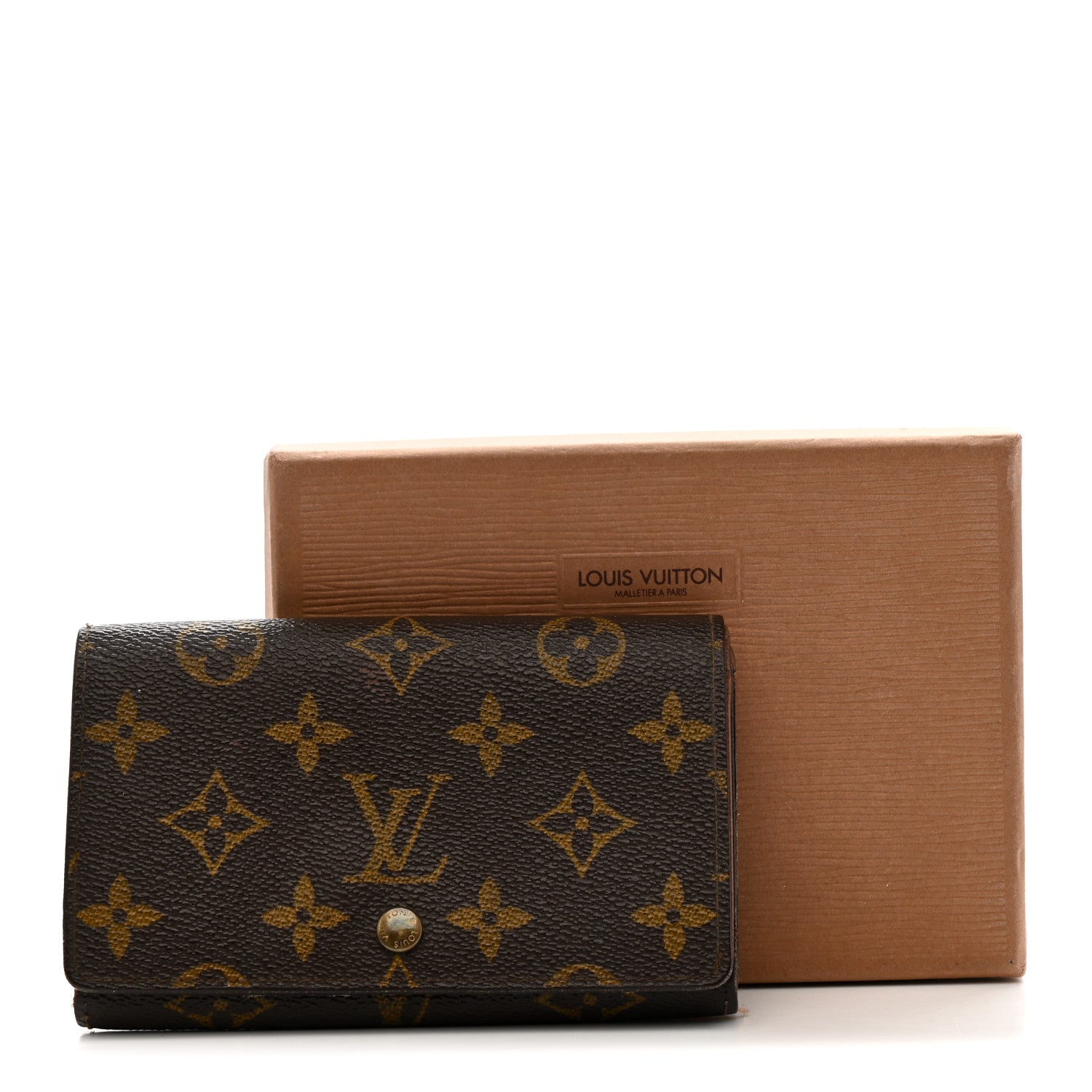 Louis Vuitton Monogram Porte-Monnaie Tresor Wallet
