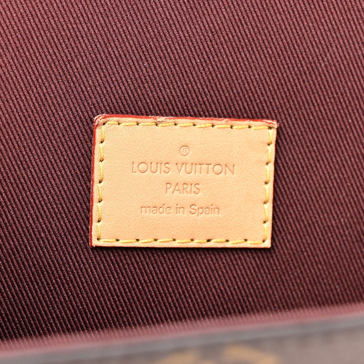 Louis Vuitton Monogram Cluny MM Bordeaux Navy
