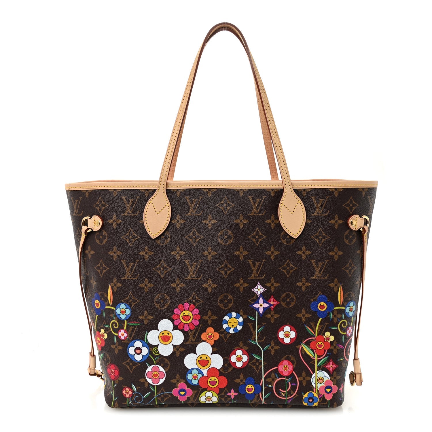 Louis Vuitton LV X TM Monogram Flowers Neverfull MM