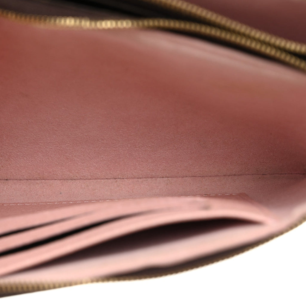 Louis Vuitton Monogram 2020 Christmas Animation Big Wheel Double Zip Pochette Rose Ballerine