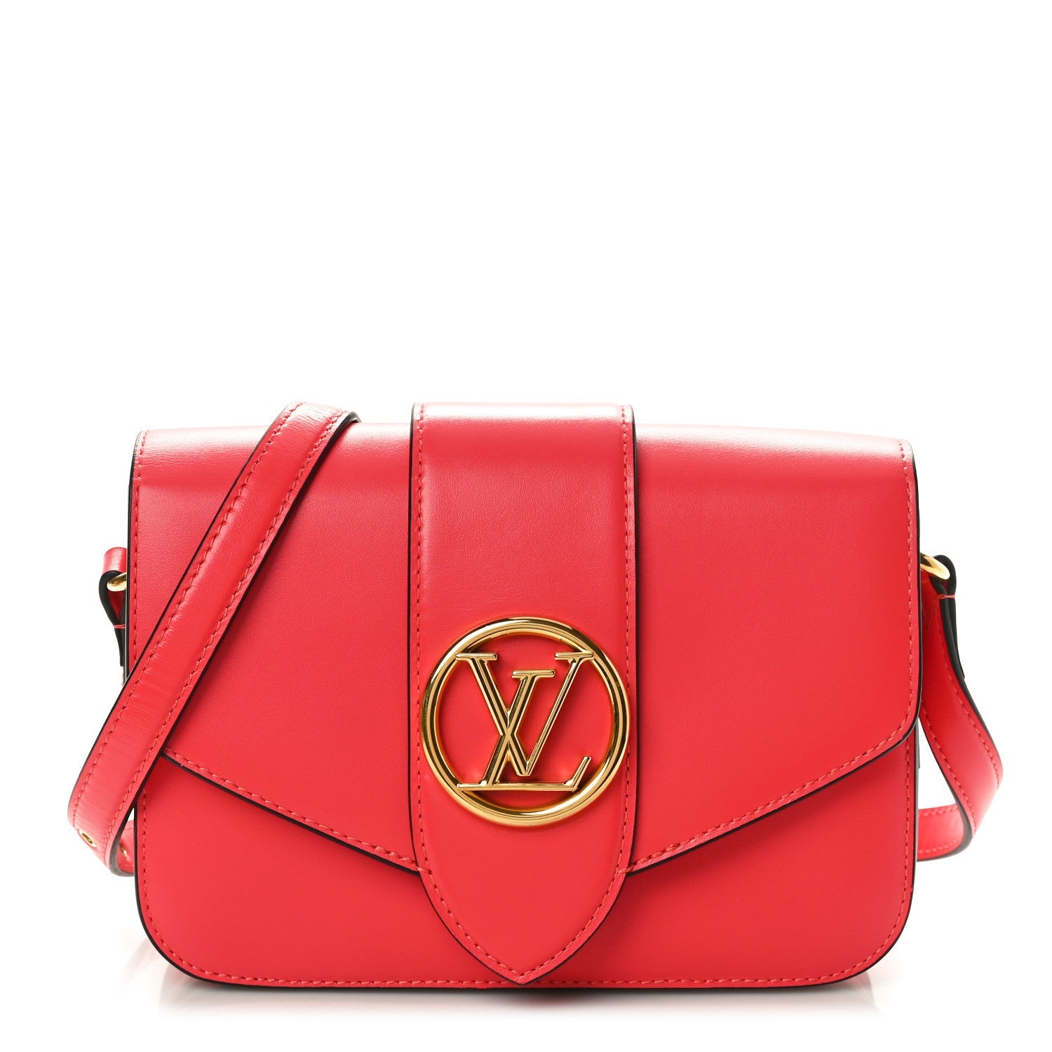 Louis Vuitton Smooth Calfskin LV Pont 9 Dahlia