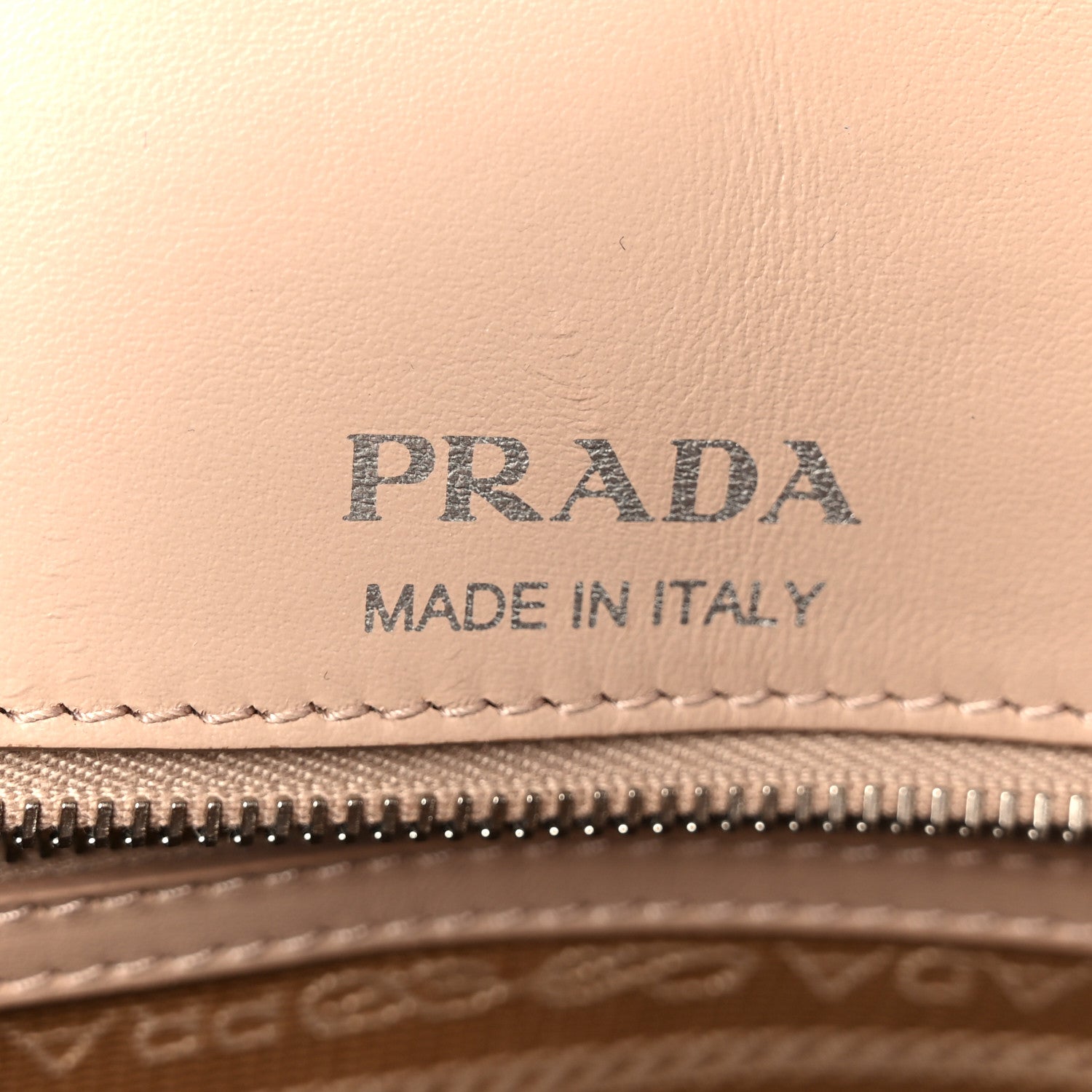 Prada Soft Calfskin Impunture Diagramme Medium Chain Flap Shoulder Bag Cipria
