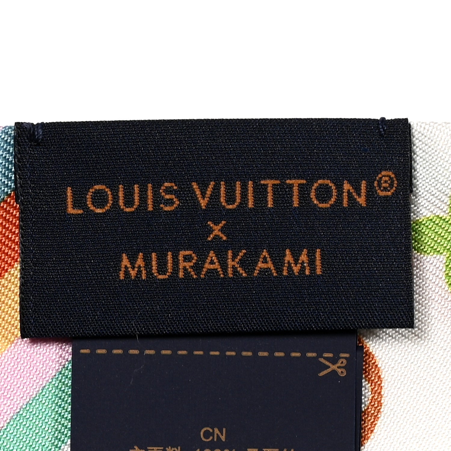 Louis Vuitton LV X TM Silk Monogram Multicolor BB Bandeau White
