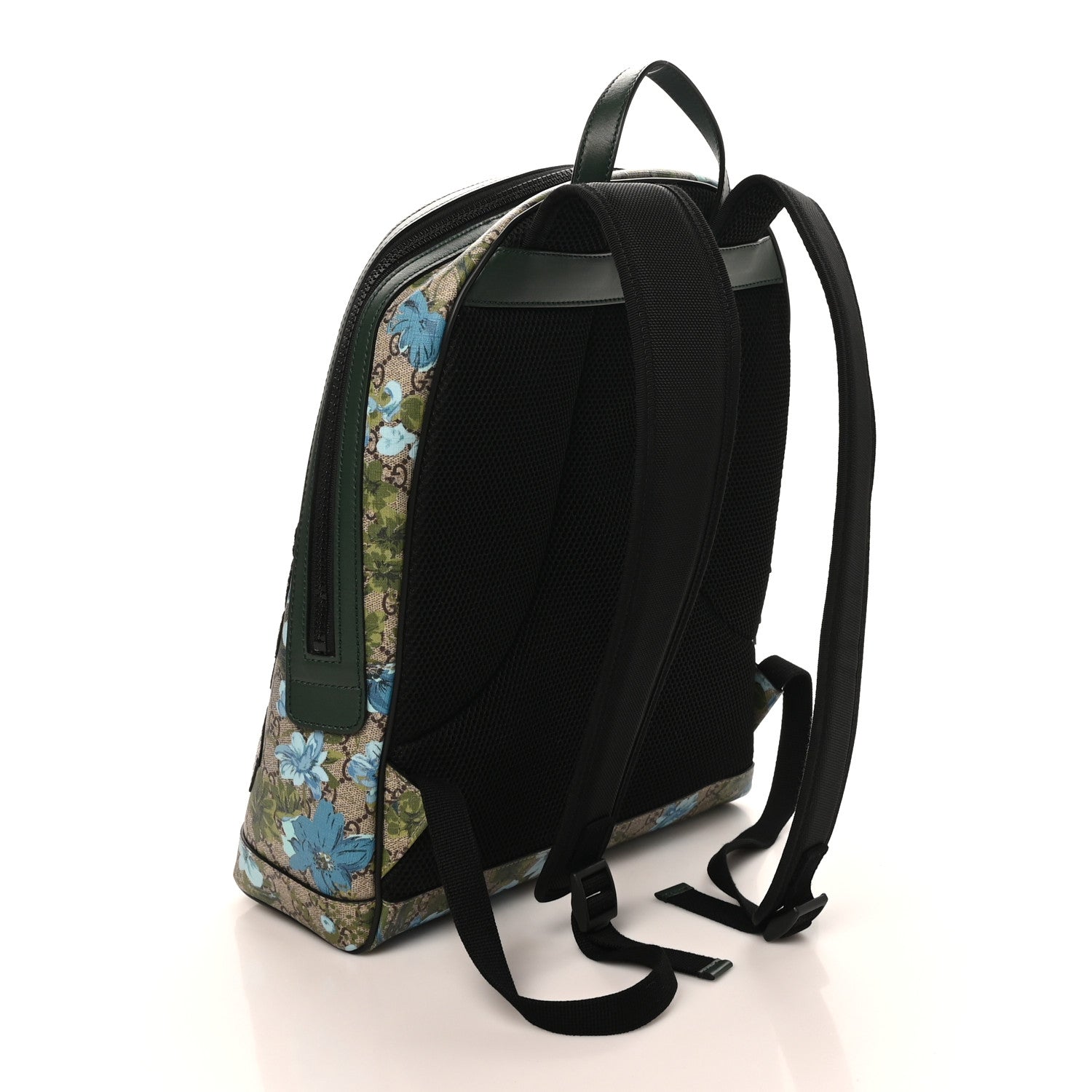 Gucci GG Supreme Monogram Blooms Bird Embroidered Dome Backpack