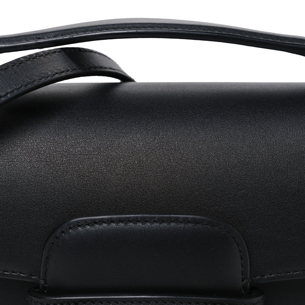 Gucci Calfskin Horsebit 1955 Small Soft Top Handle Shoulder Bag Black