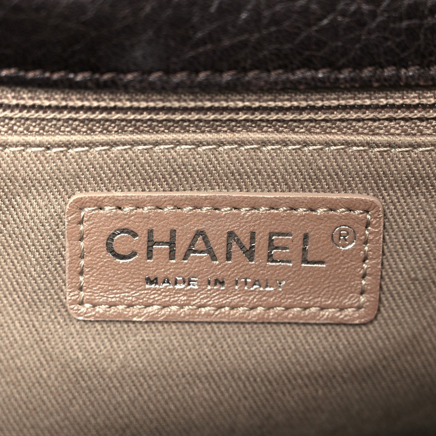 Chanel Calfskin Lambskin Studded Paris Dallas Texan Flap Brown Black