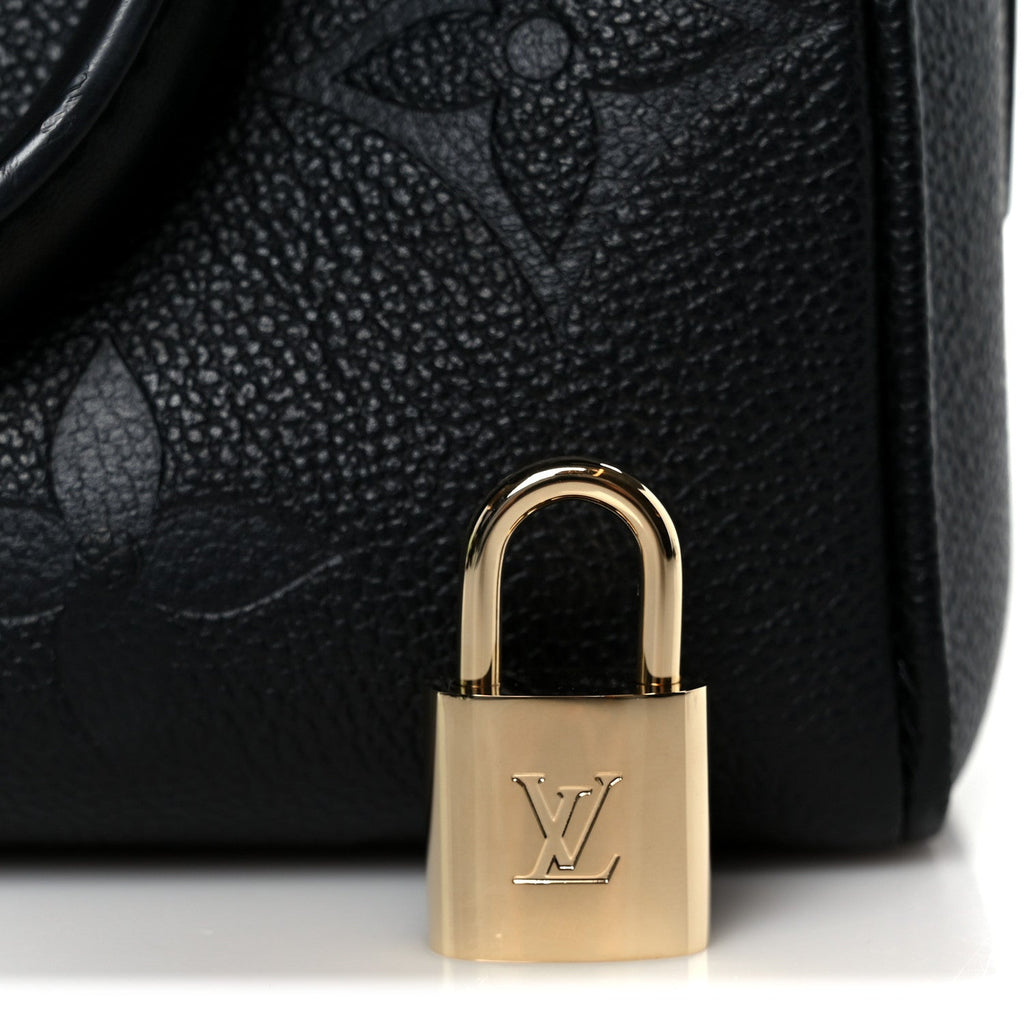 Louis Vuitton Empreinte Monogram Giant Speedy Bandouliere 20 Black