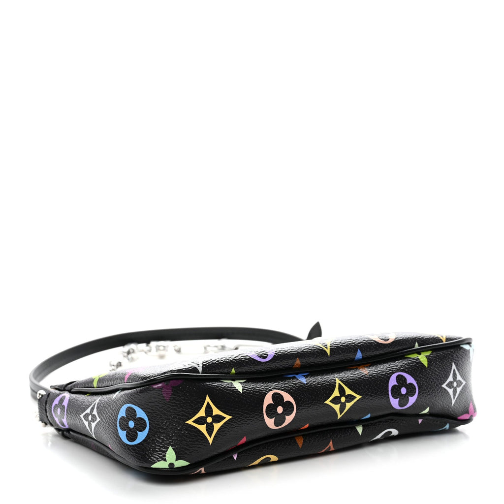 Louis Vuitton LV X TM Monogram Multicolor Pochette Accessories Black
