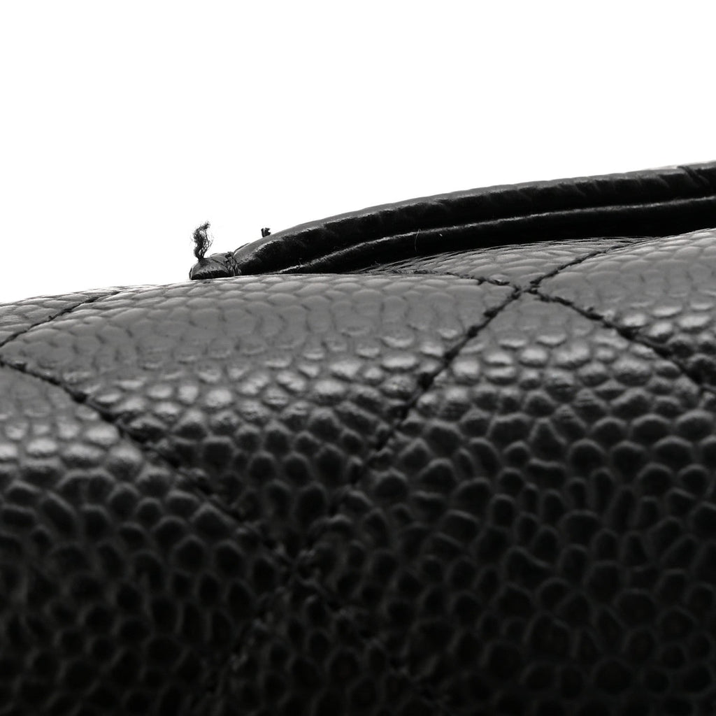 Chanel Caviar Quilted Wallet on Chain WOC Black