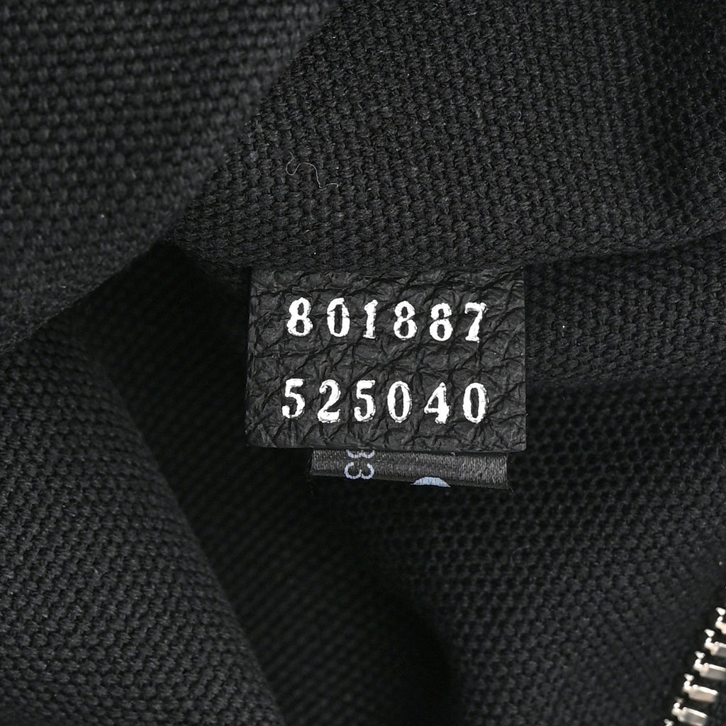 Gucci Calfskin Emblem Shoulder Bag Black