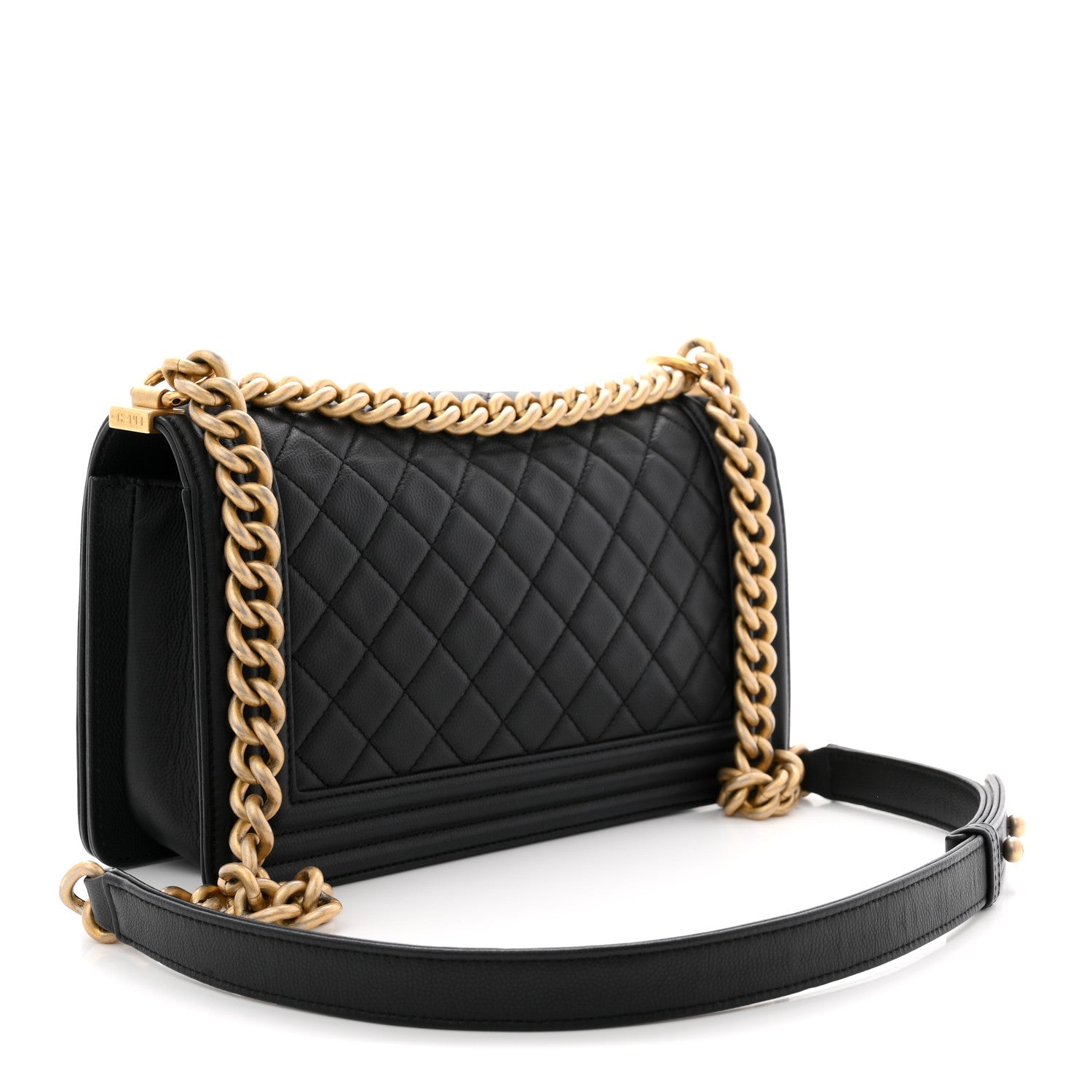 Chanel Caviar Quilted Medium Boy Flap Black