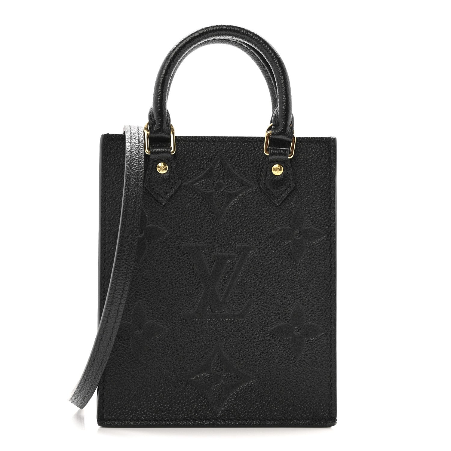 Louis Vuitton Empreinte Monogram Giant Petit Sac Plat Black