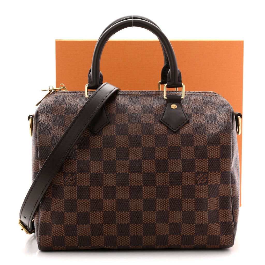 Louis Vuitton Damier Ebene Speedy Bandouliere 25