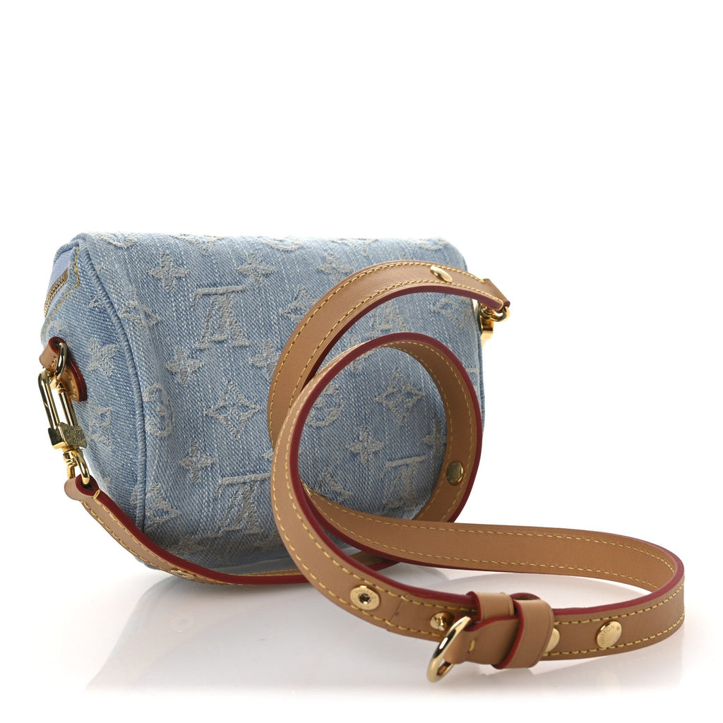 Louis Vuitton Monogram Denim Mini Bumbag Sky Blue