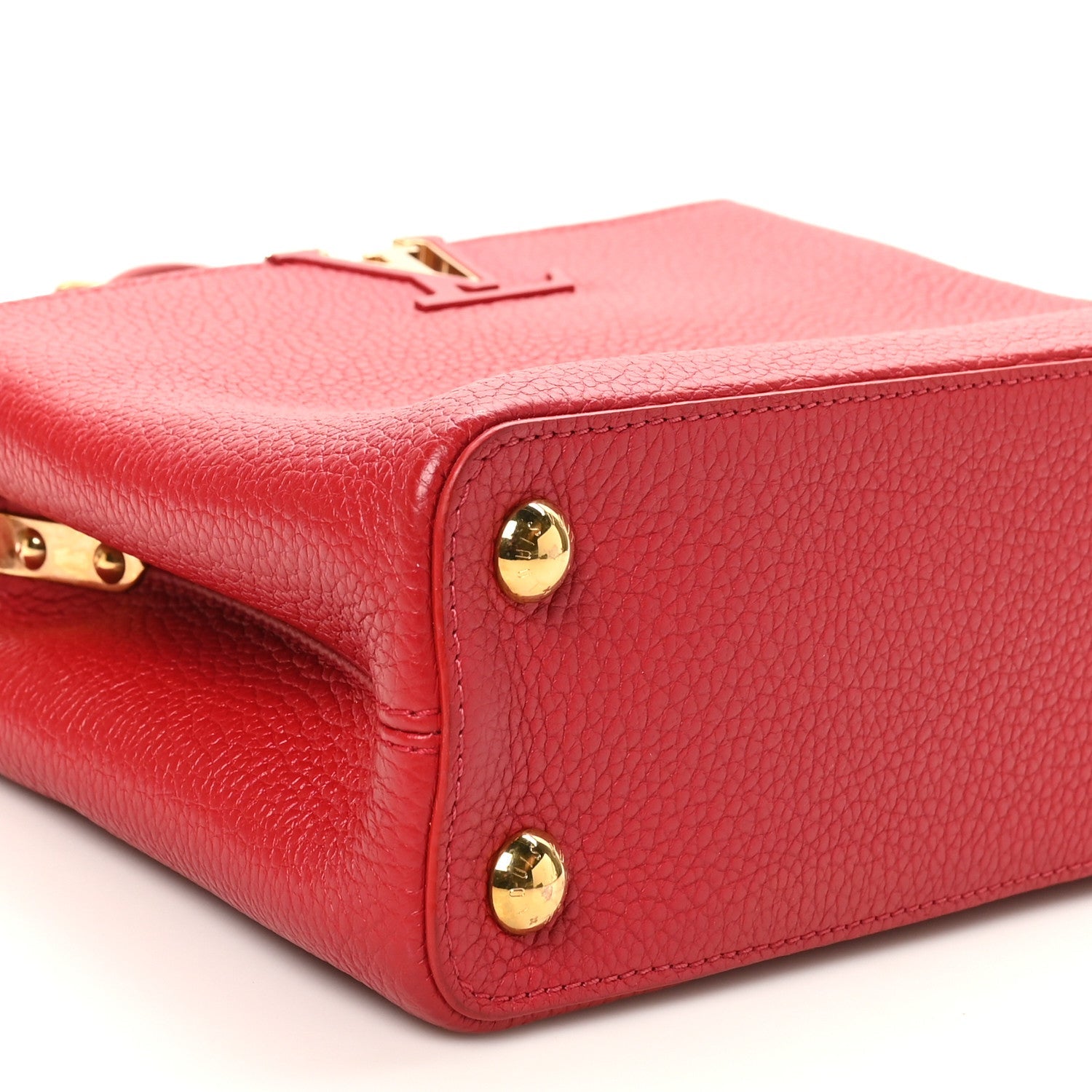 Louis Vuitton Taurillon Capucines BB Scarlet Red