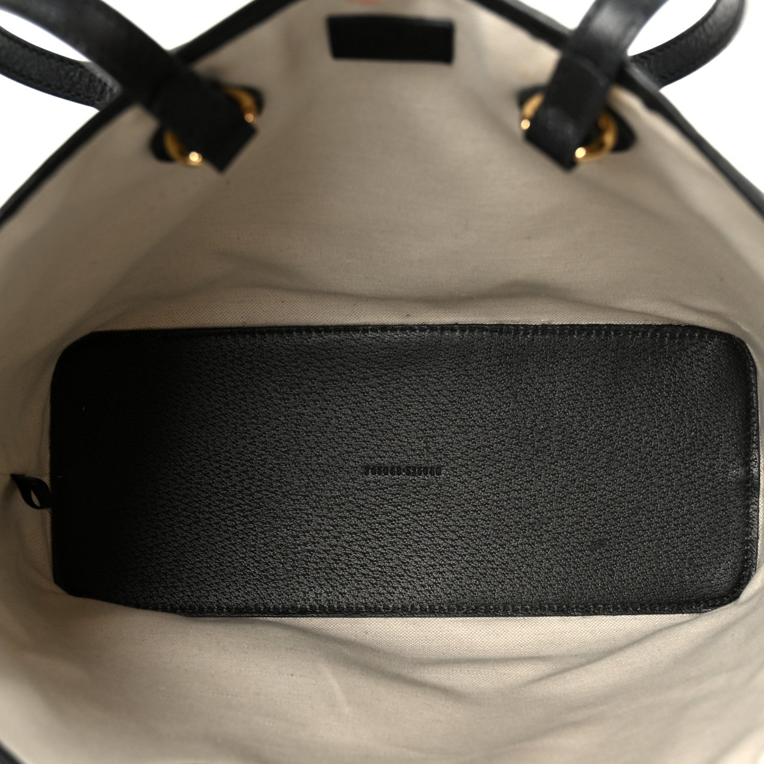 Gucci Textured Dollar Calfskin Small Ophidia Shoulder Tote Bag Black