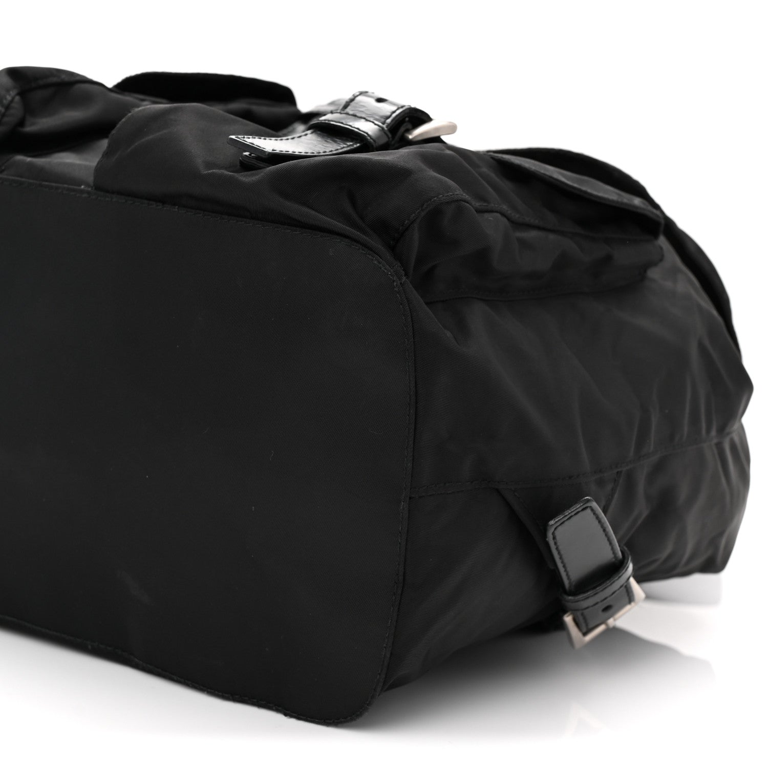Prada Nylon Vela Medium Backpack Black