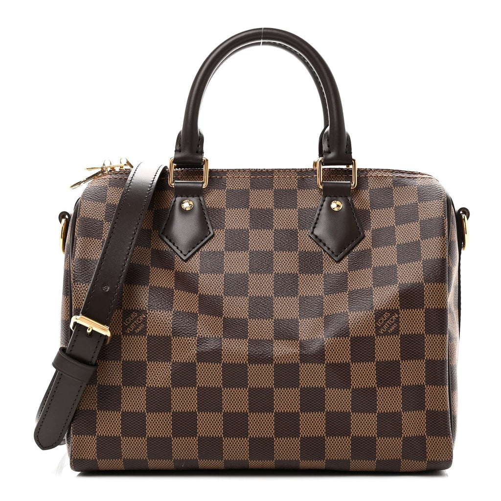 Louis Vuitton Damier Ebene Speedy Bandouliere 25