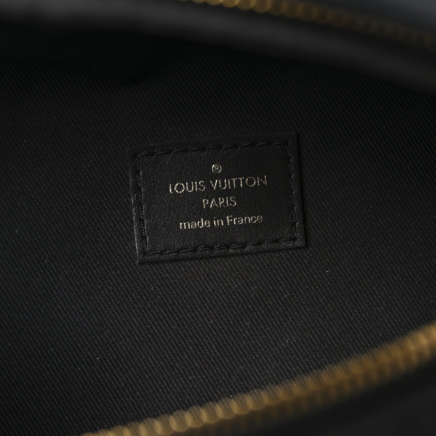 Louis Vuitton Calfskin Quilted New Wave Bumbag Black