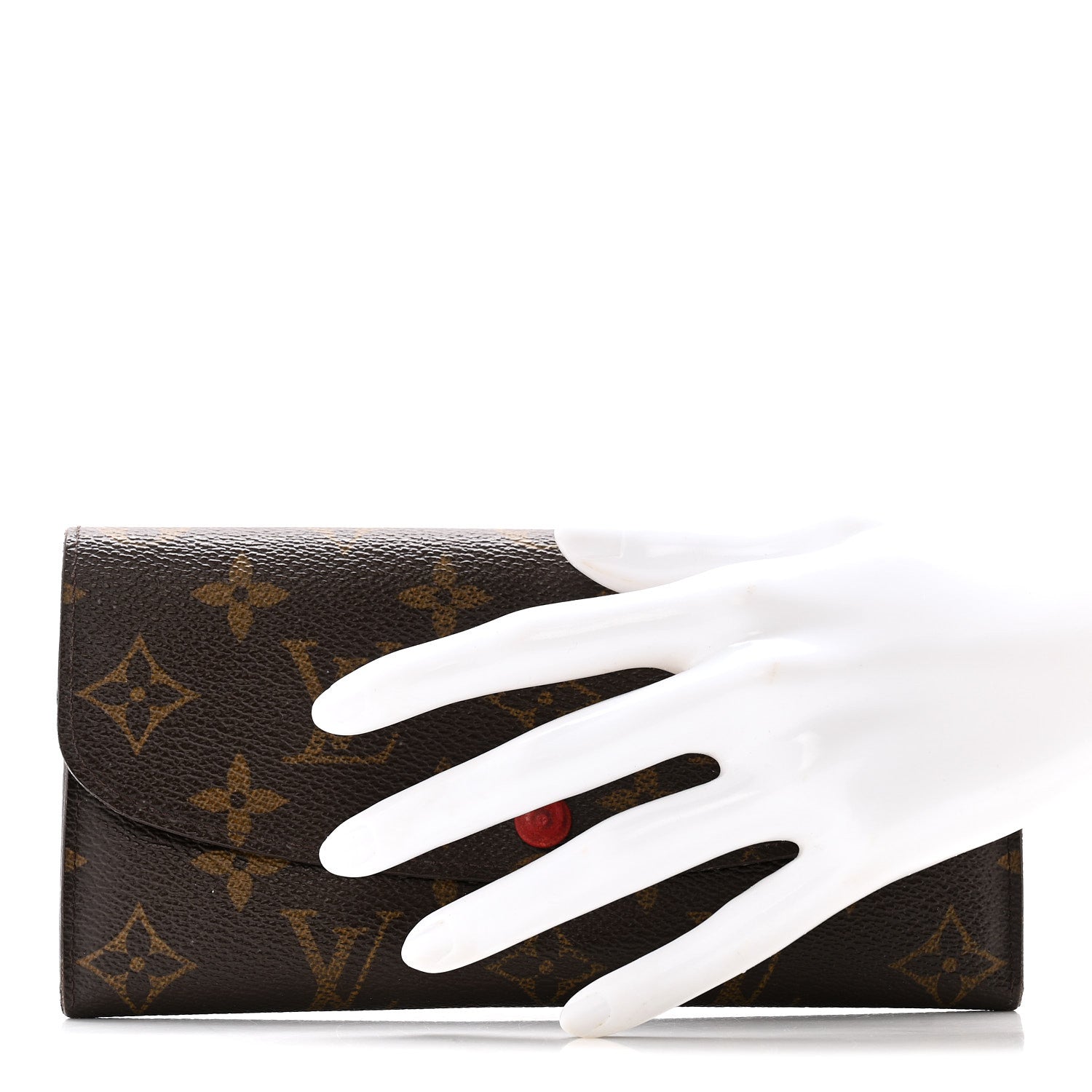Louis Vuitton Monogram Emilie Wallet Rouge