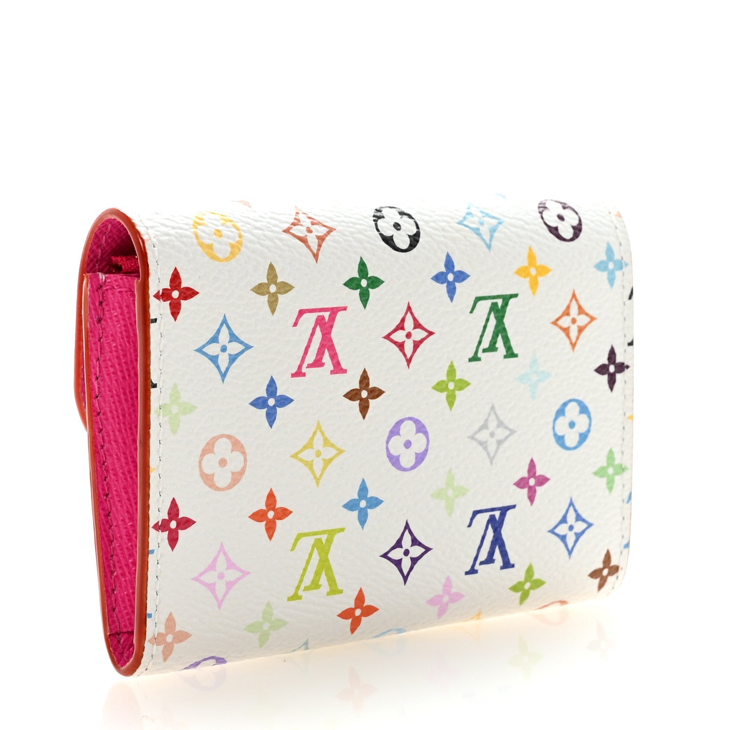 Louis Vuitton LV X TM Monogram Multicolor Rosalie Coin Purse White Kawaii Pink