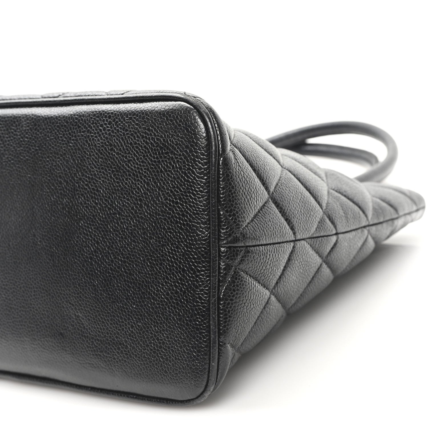 Chanel Caviar Quilted Medallion Tote Black