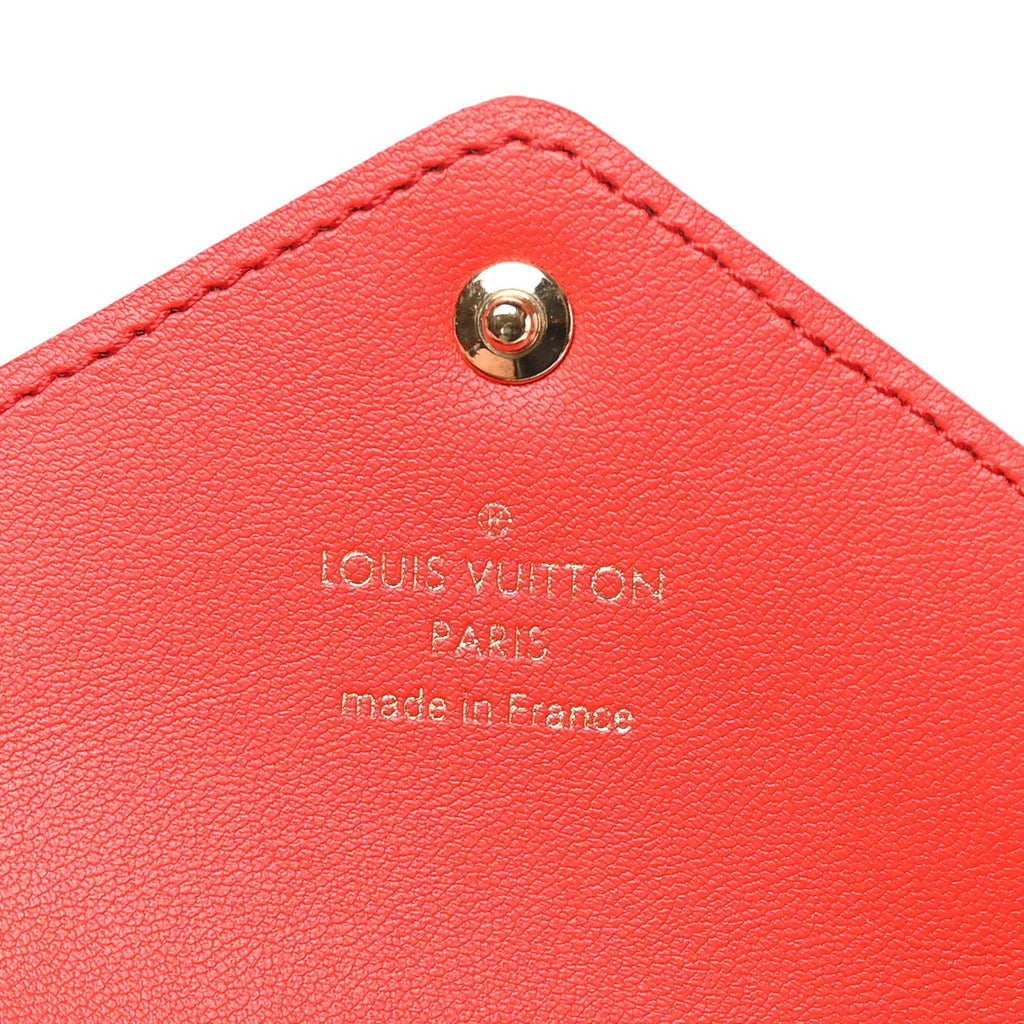 Louis Vuitton Monogram Medium Kirigami Pochette Insert Coquelicot