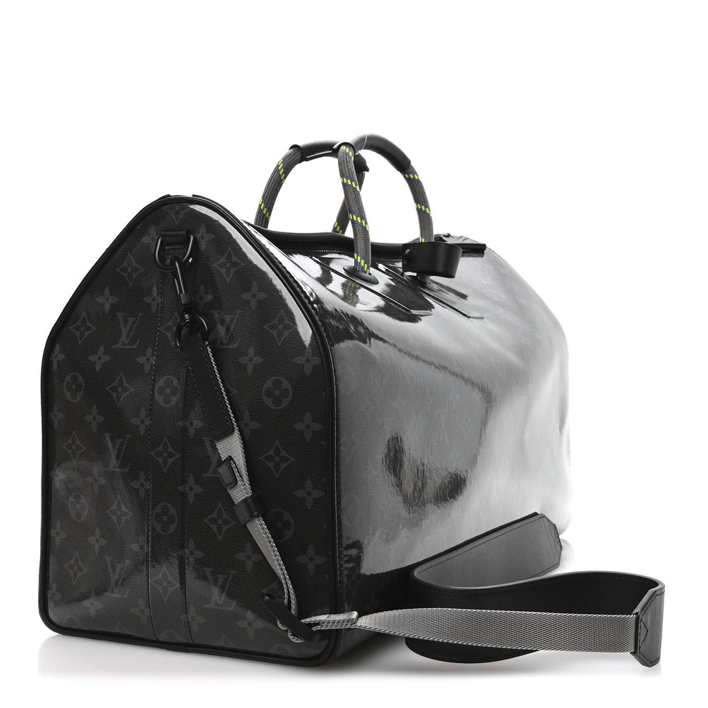 Louis Vuitton Monogram Eclipse Glaze Keepall Bandouliere 50