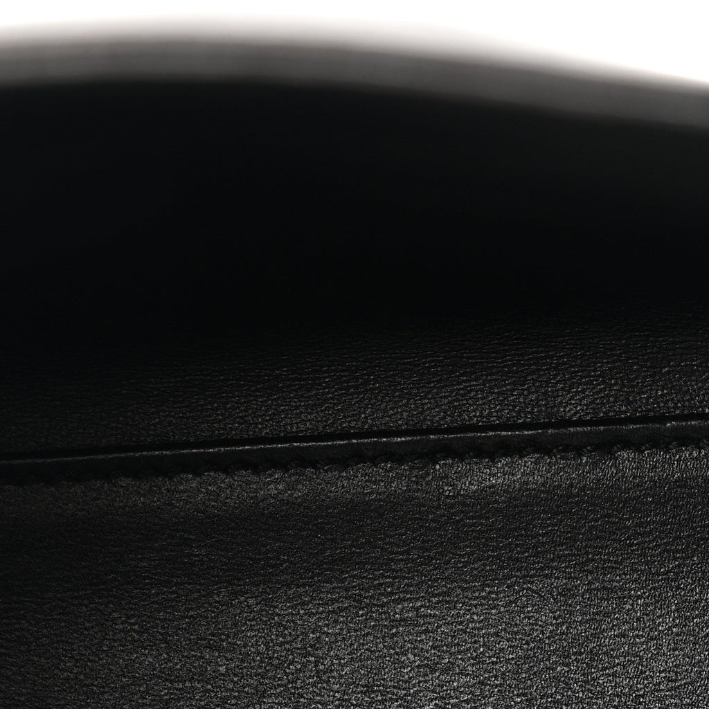Christian Dior Calfskin Beaded Mini Lady Dior Black