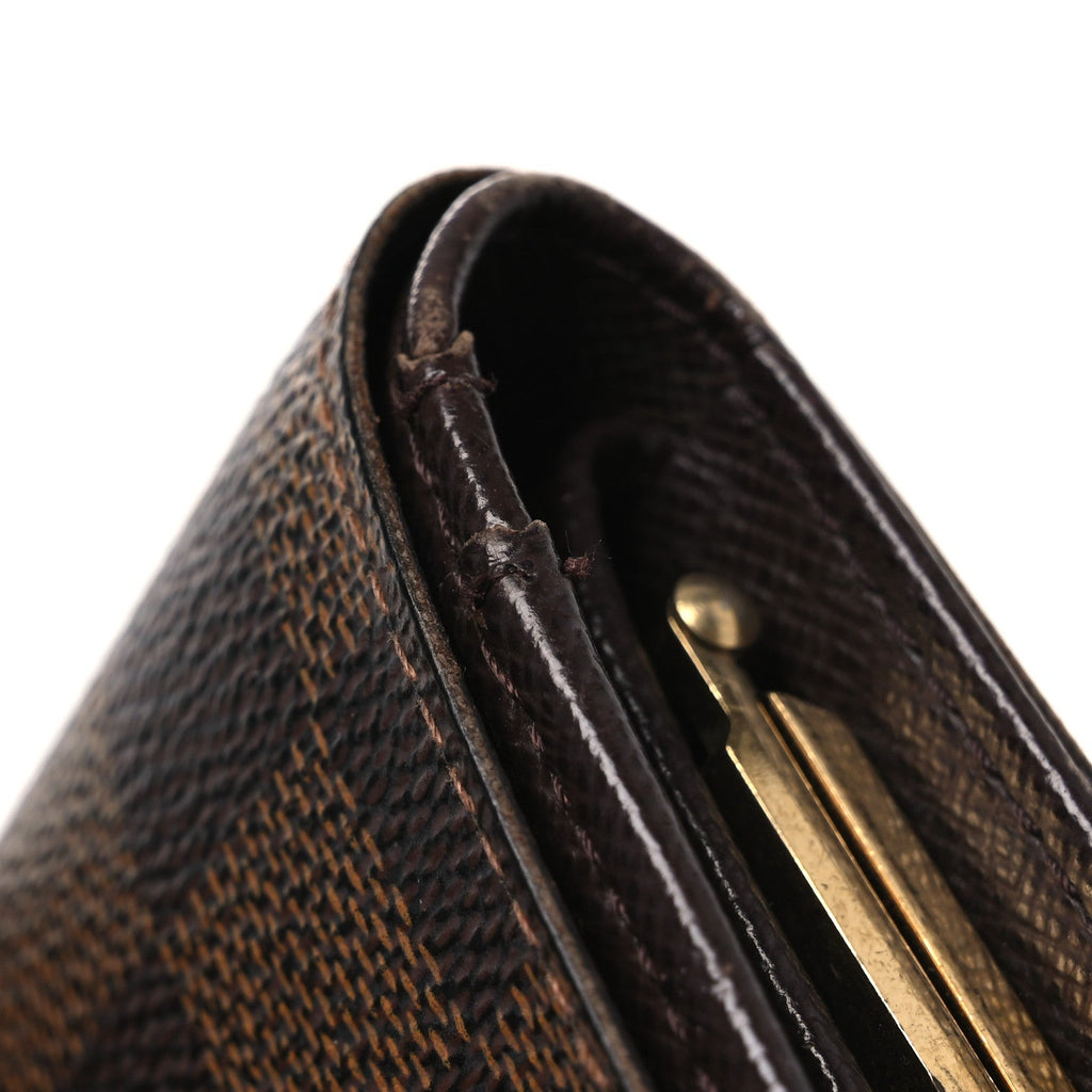 Louis Vuitton Damier Ebene French Purse Wallet