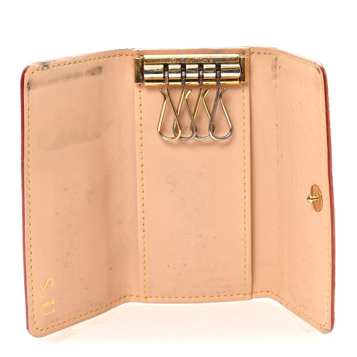 Louis Vuitton Monogram Multicolor Multicles 4 Key Holder White