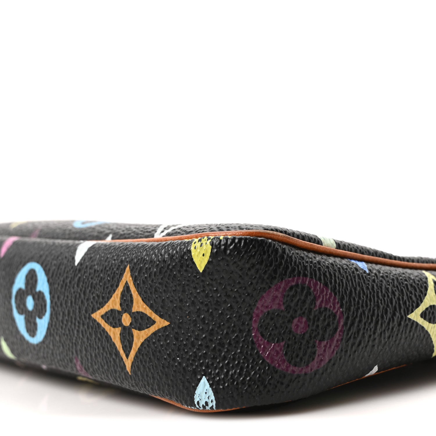 Louis Vuitton Monogram Multicolor Pochette Accessories Black