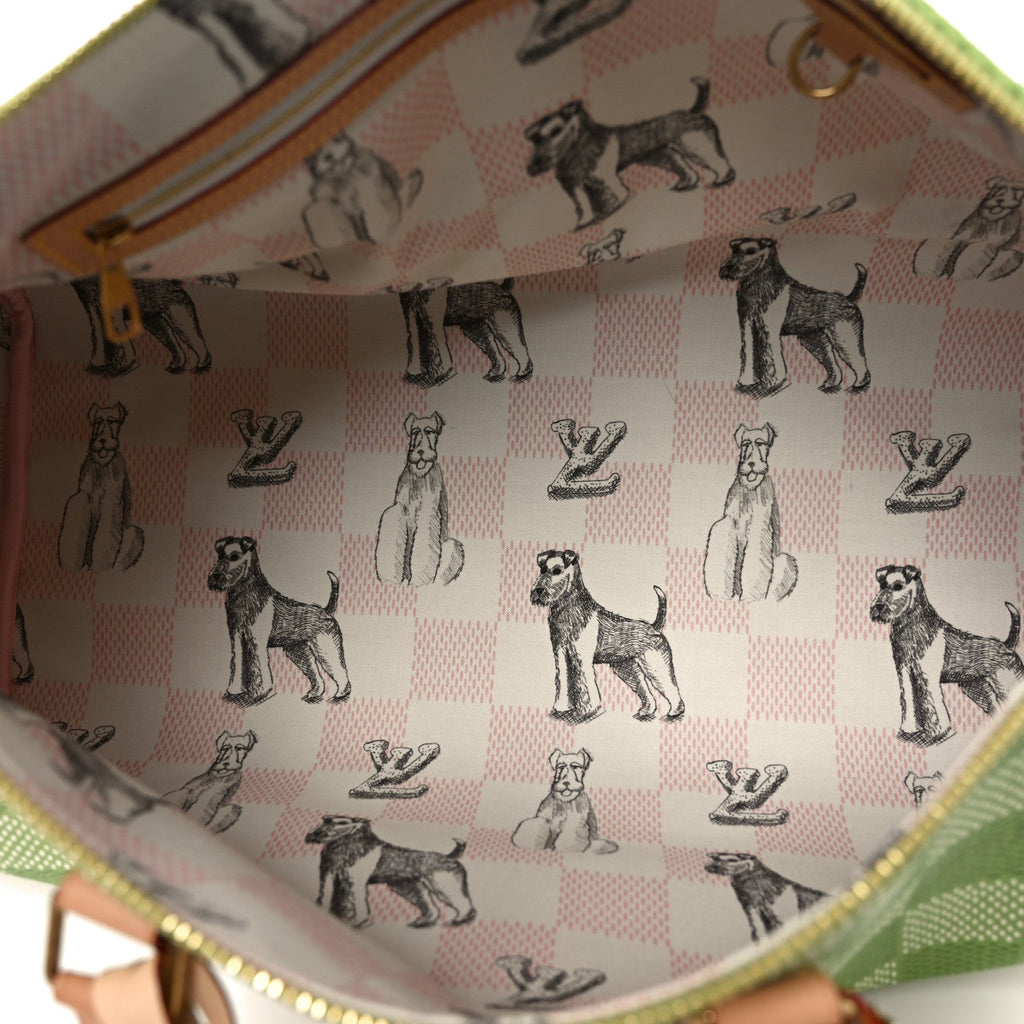 Louis Vuitton Damier Golf Keepall Bandouliere 50 Green