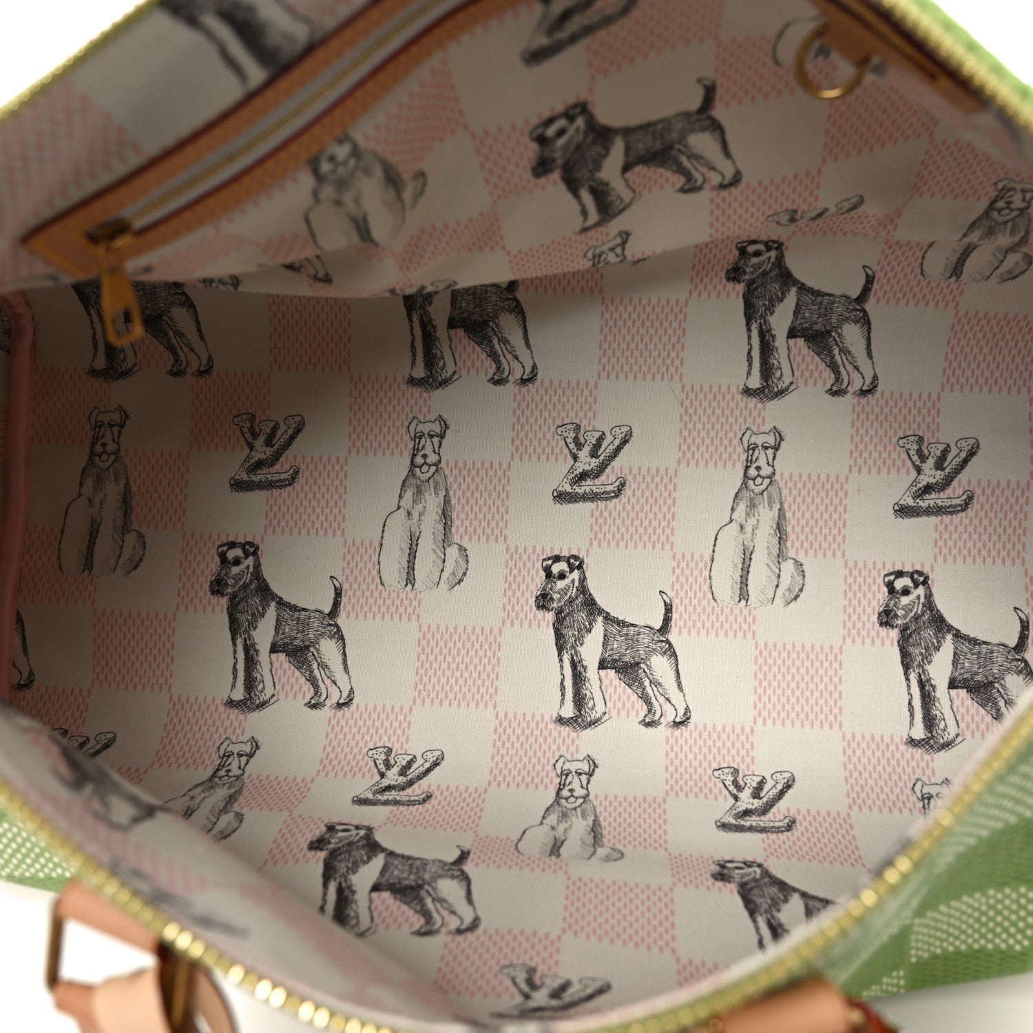 Louis Vuitton Damier Golf Keepall Bandouliere 50 Green