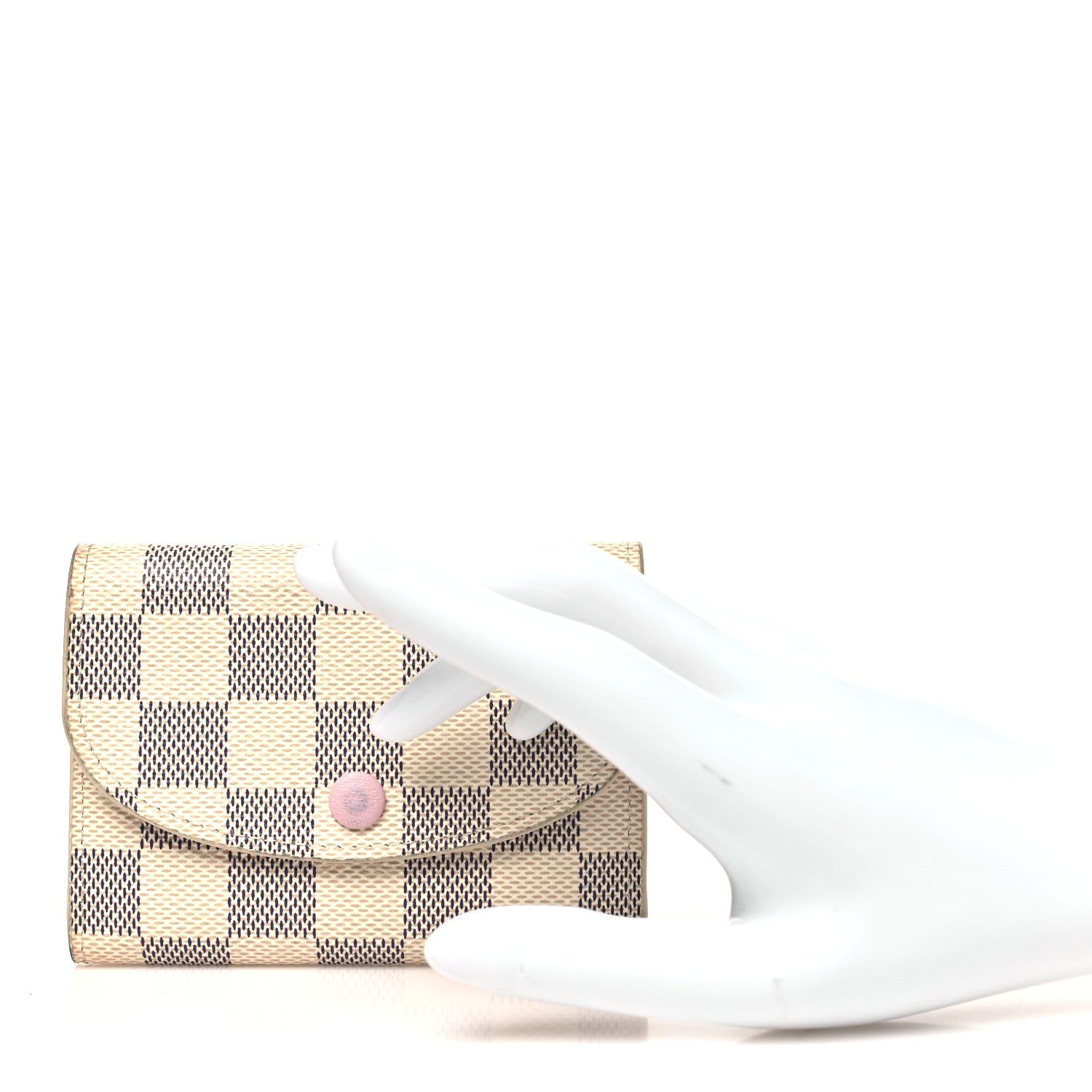 Louis Vuitton Damier Azur Rosalie Coin Purse Rose Ballerine
