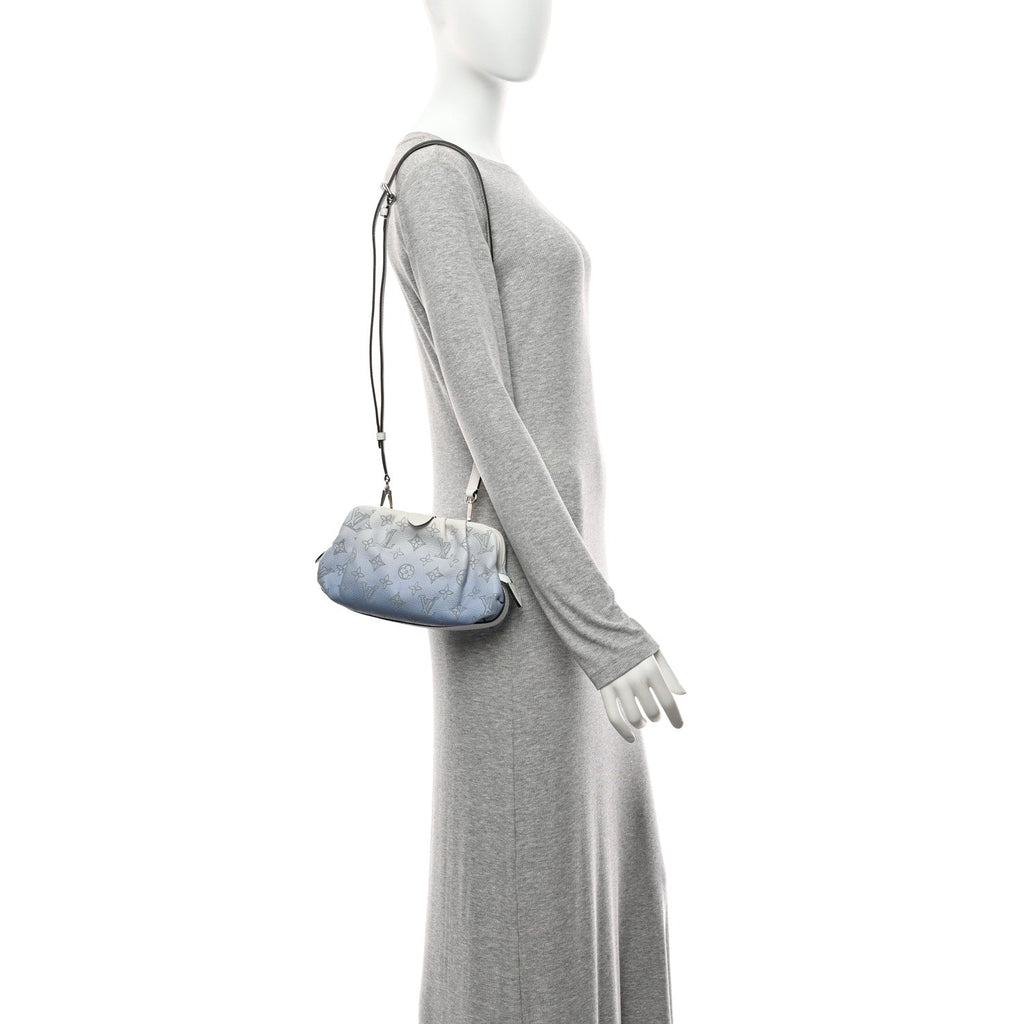 Louis Vuitton Mahina Degrade Scala Mini Pouch Bleu