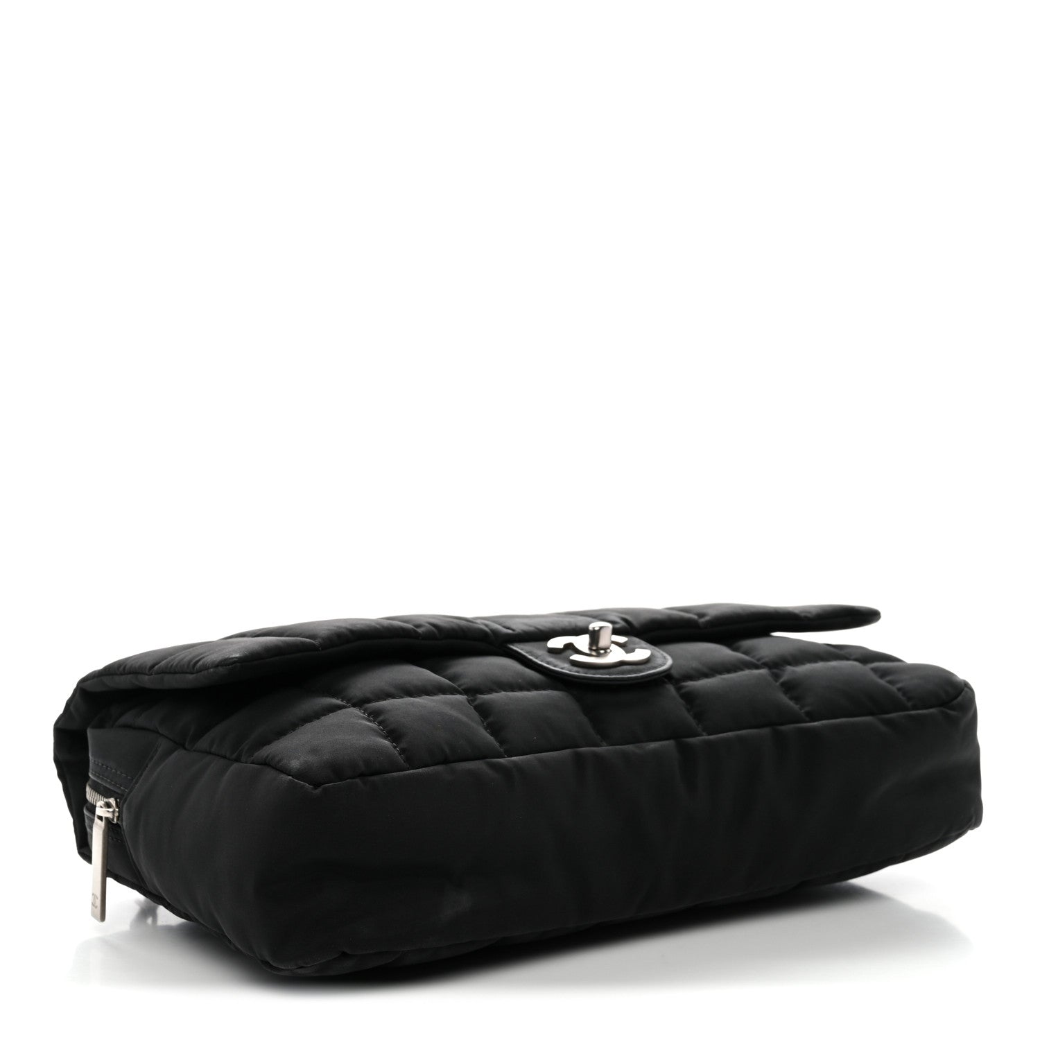 Chanel Nylon Square Quilted Flap Black