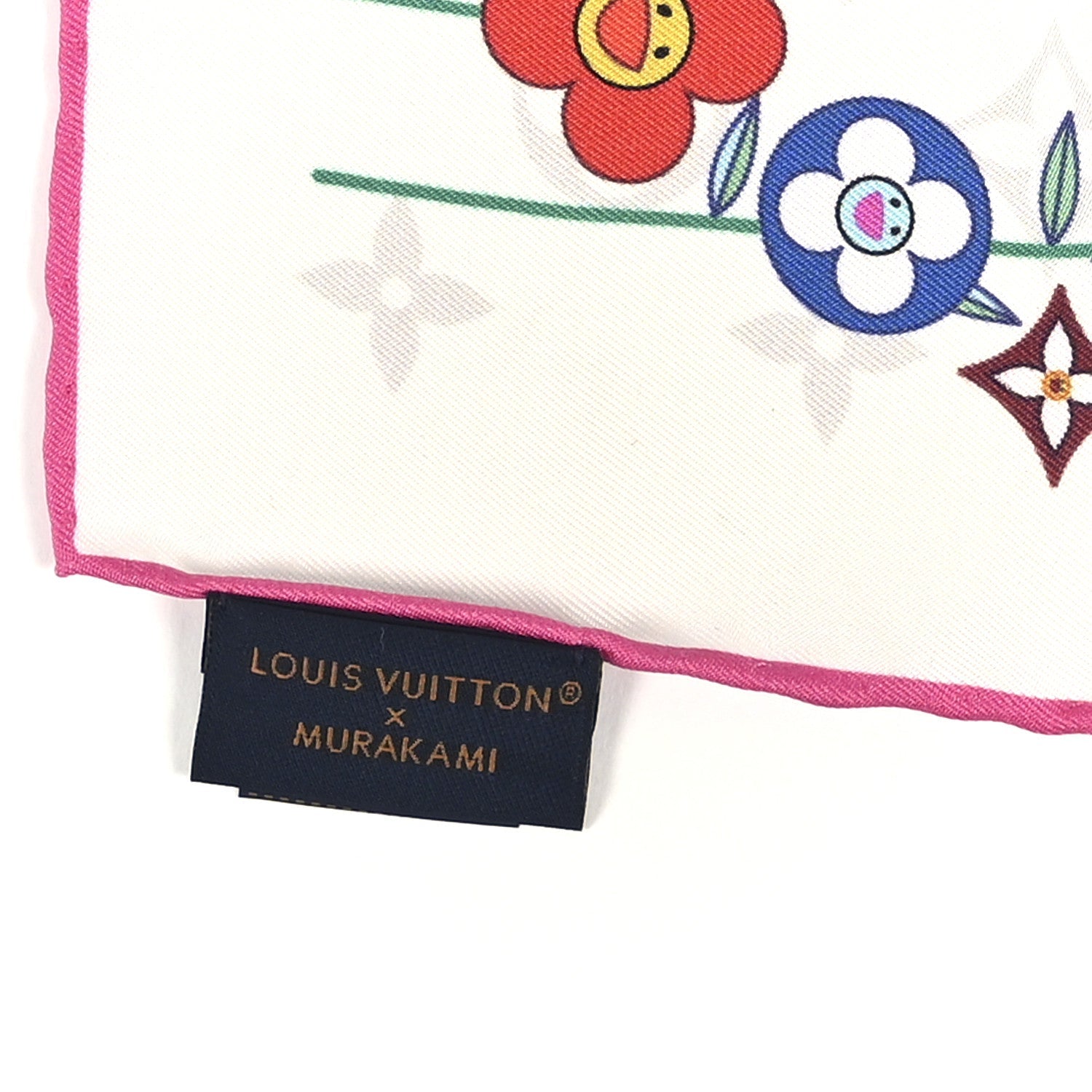 Louis Vuitton LV X TM Silk Superflat Monogram Bandeau White