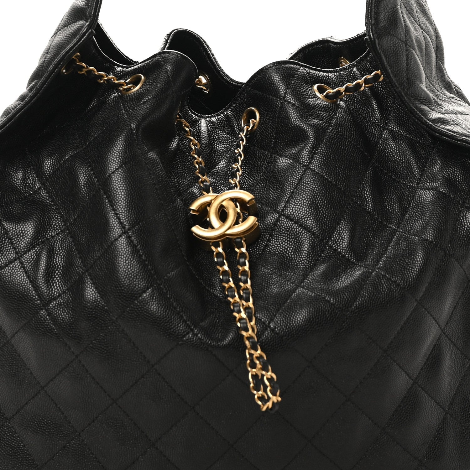 Chanel Caviar Quilted Medium Chanel 25 Handbag Black