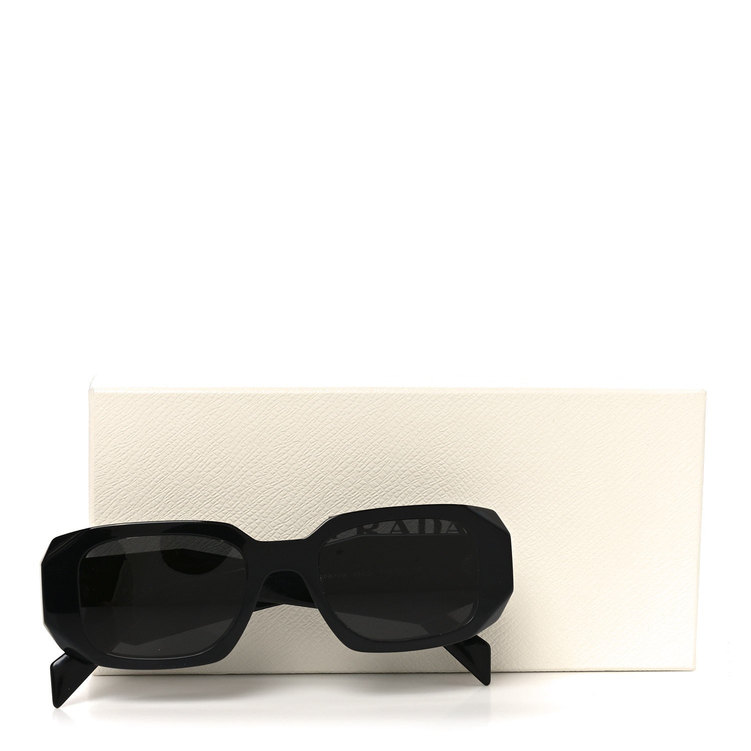 Prada Acetate Symbole Sunglasses SPR 17W Black